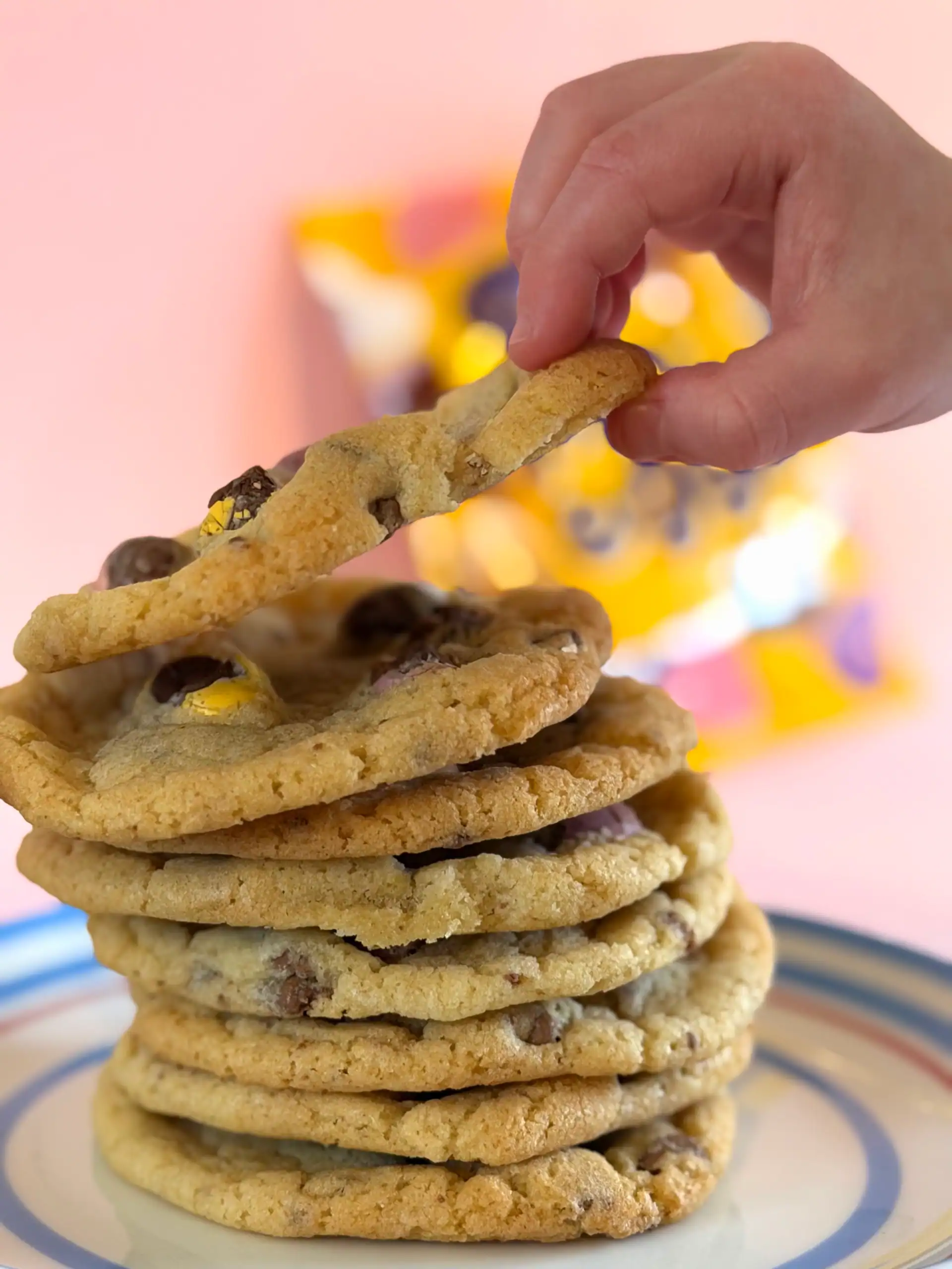Easter mini egg cookies