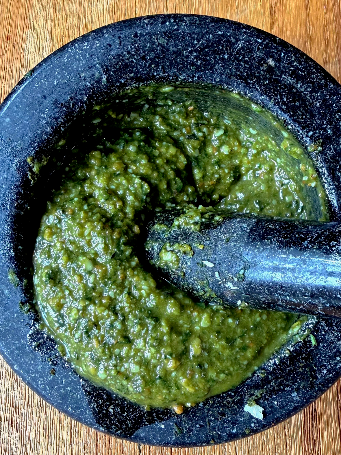 homemade pesto