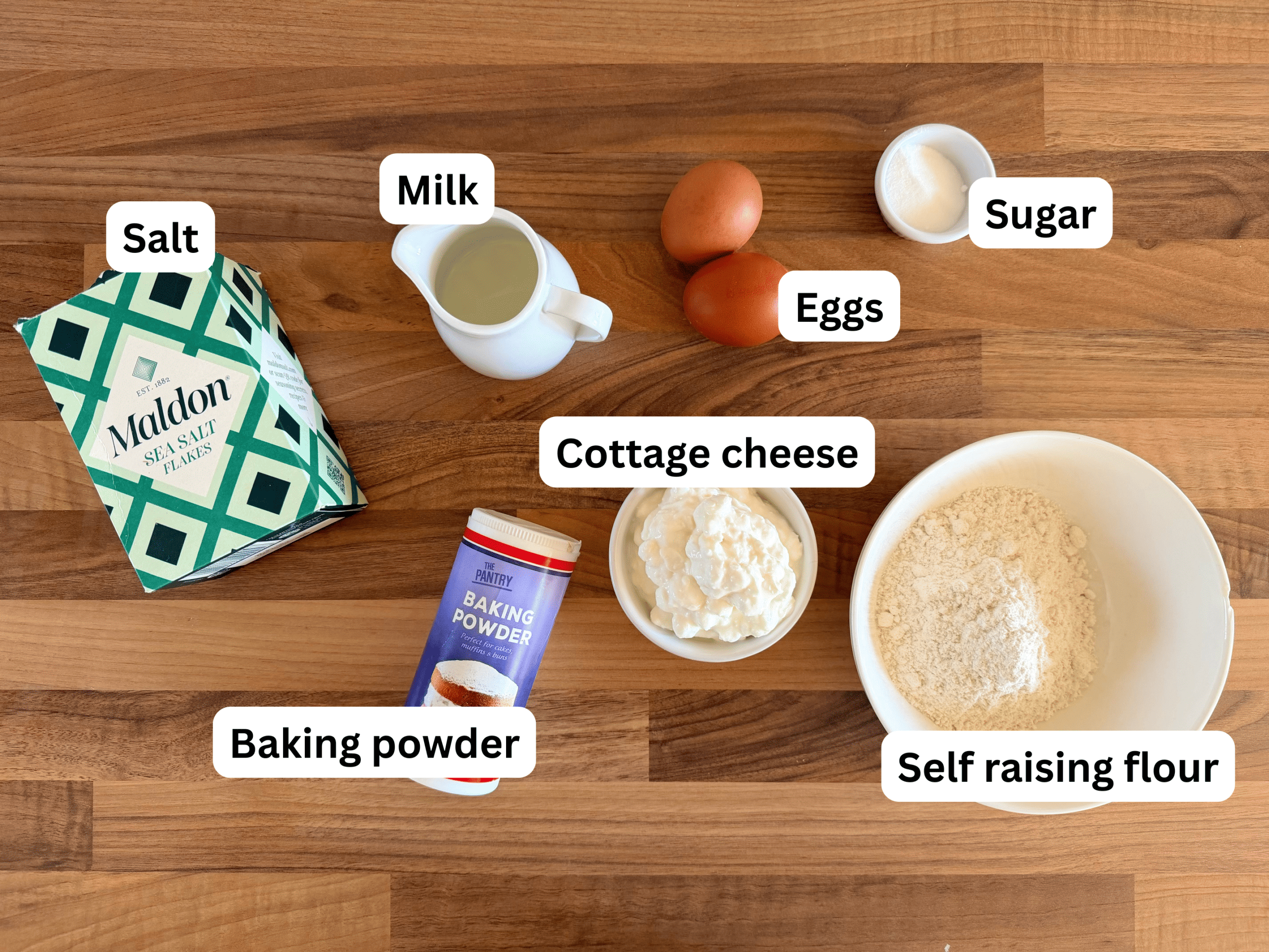 Cottage cheese pancakes ingredients