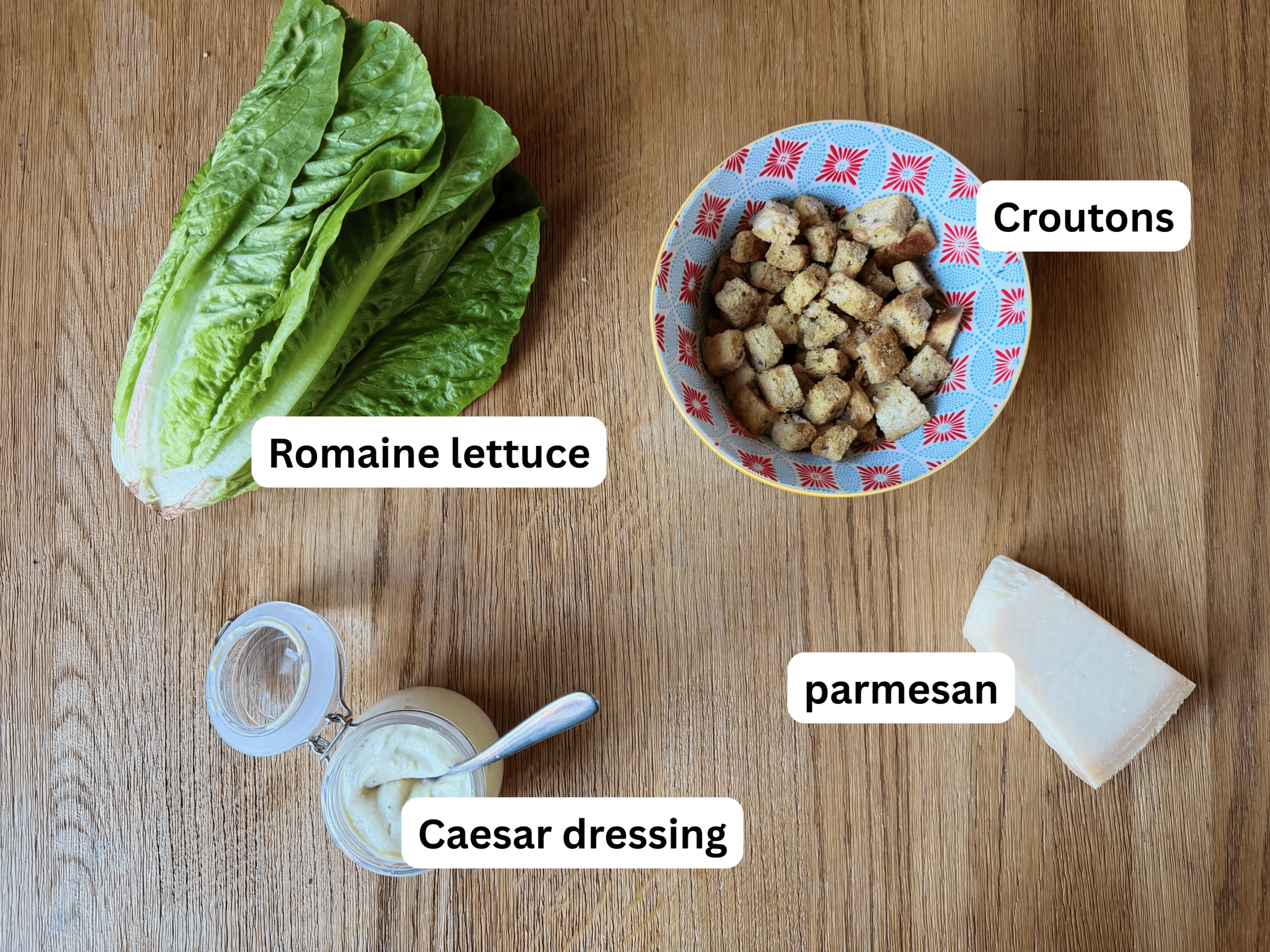 Caesar salad ingredients