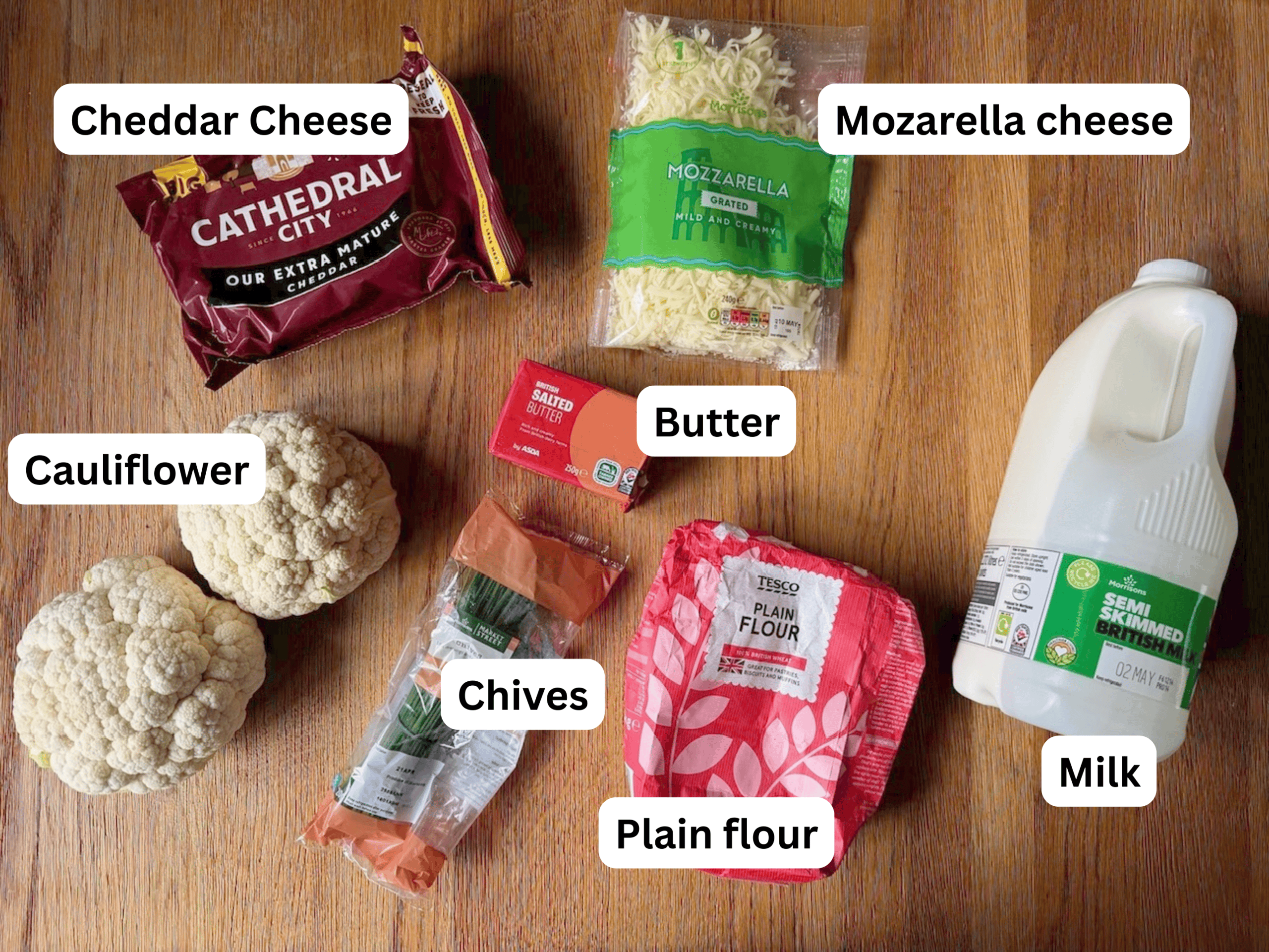 cauliflower cheese ingredients