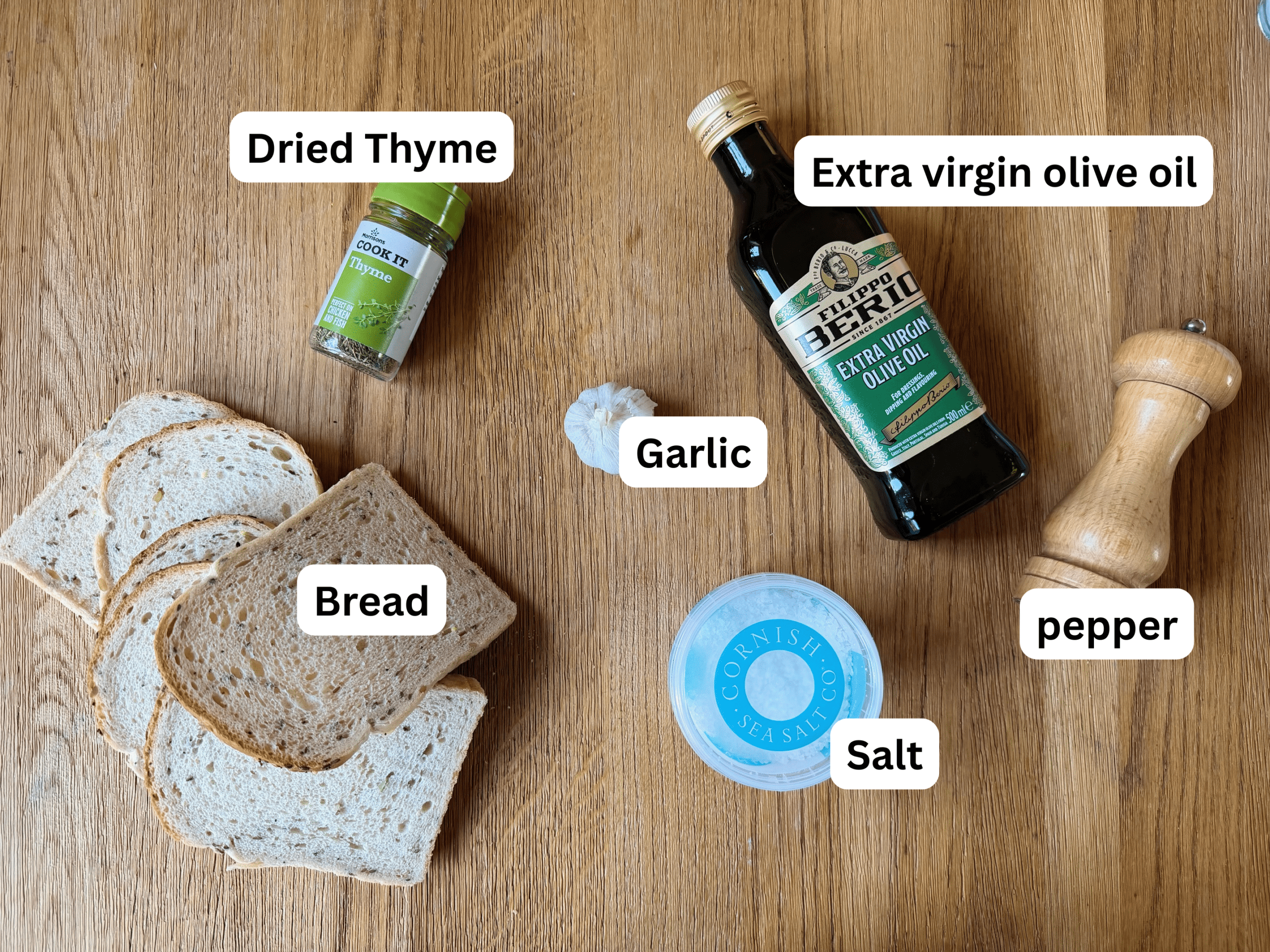 homemade crouton ingredients