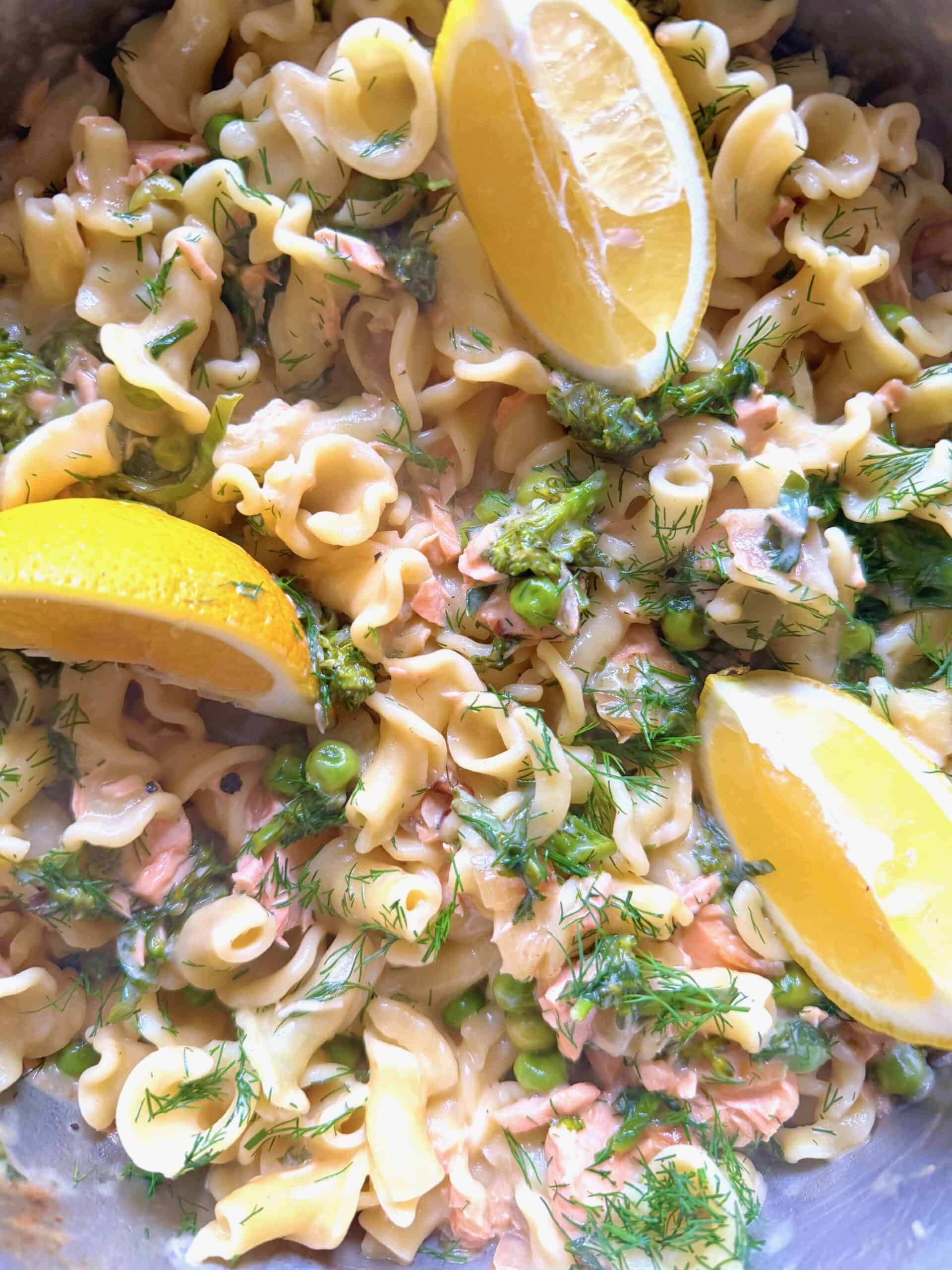 salmon and dill pasta