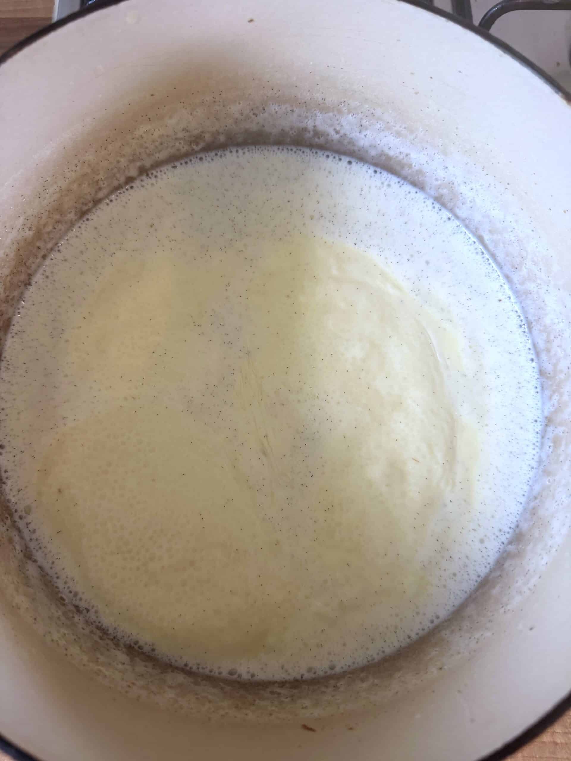heating milk and cream