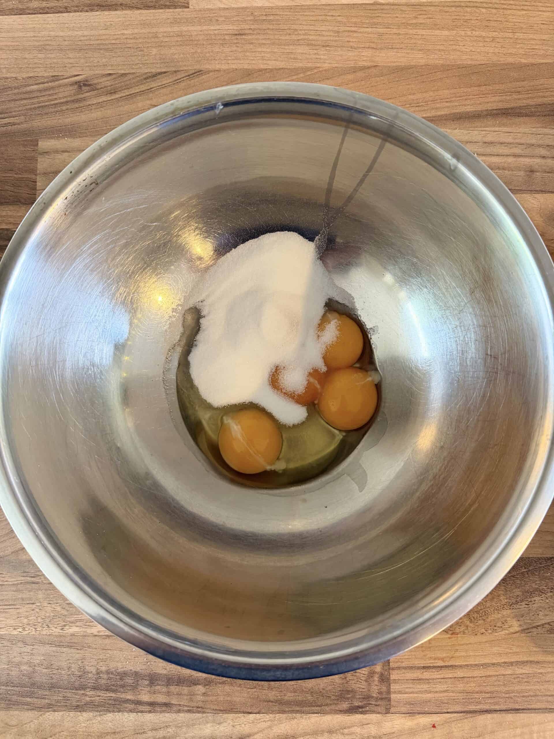 eggs and sugar