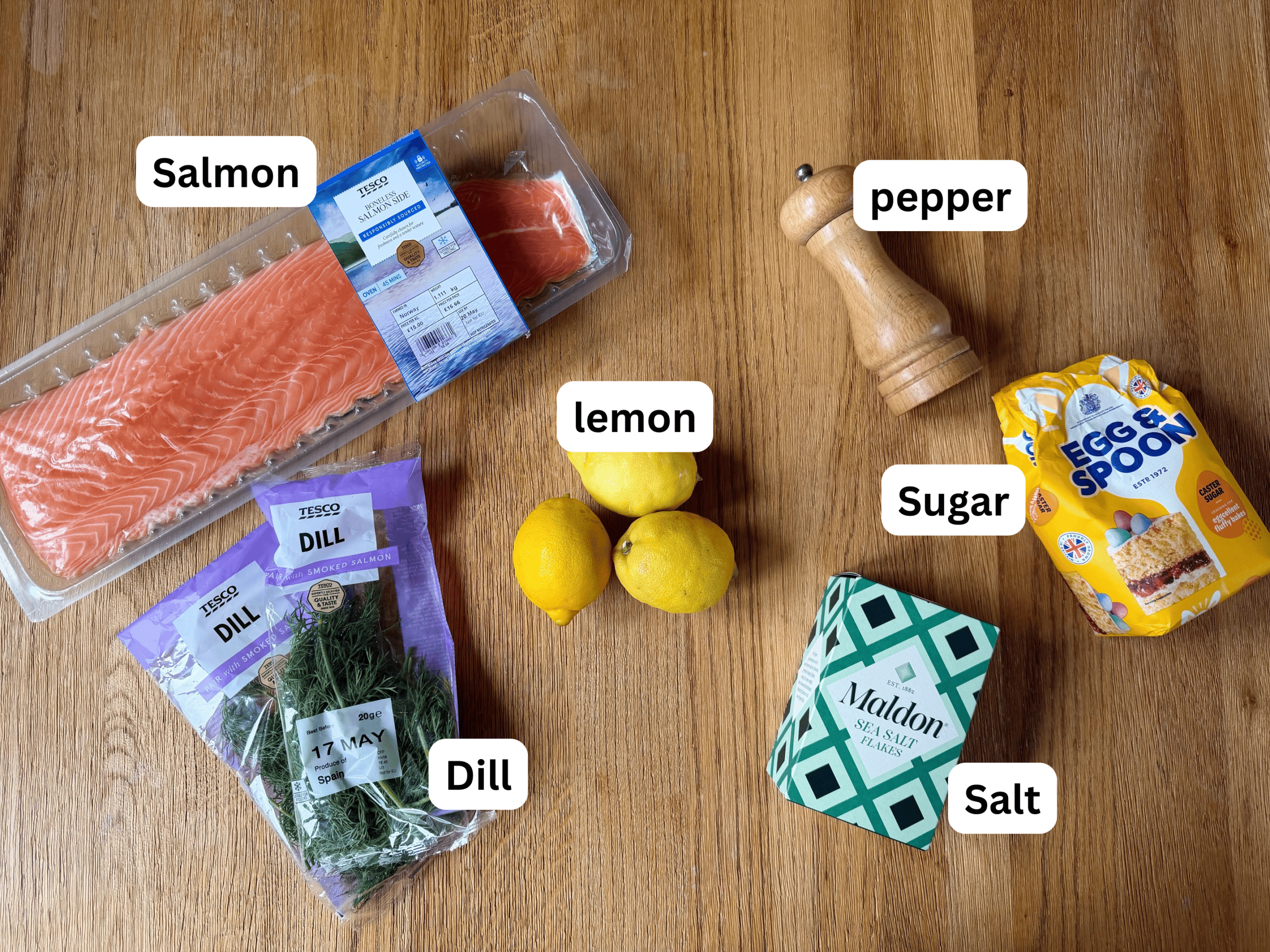 gravlax ingredients