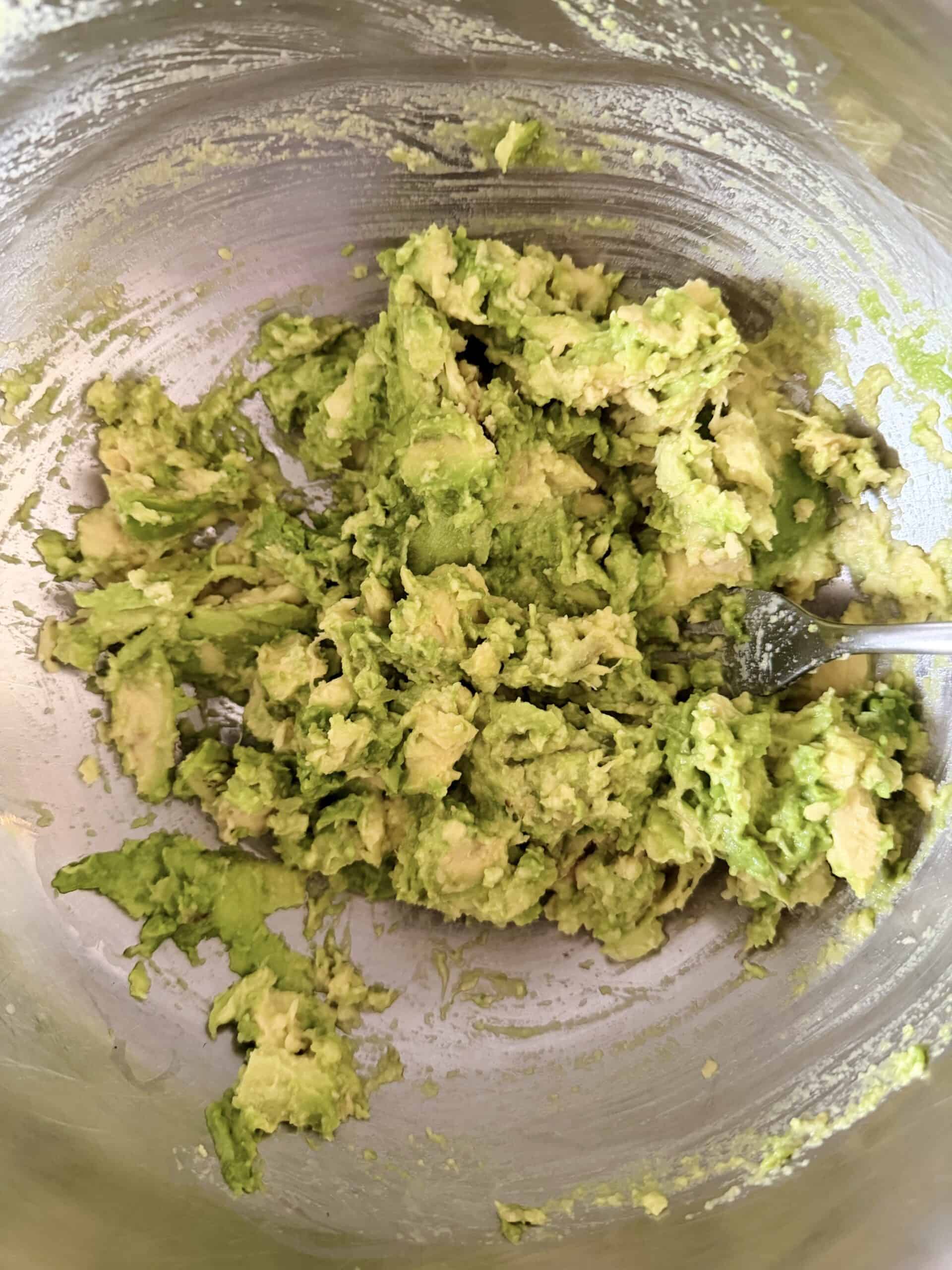mashed avocado