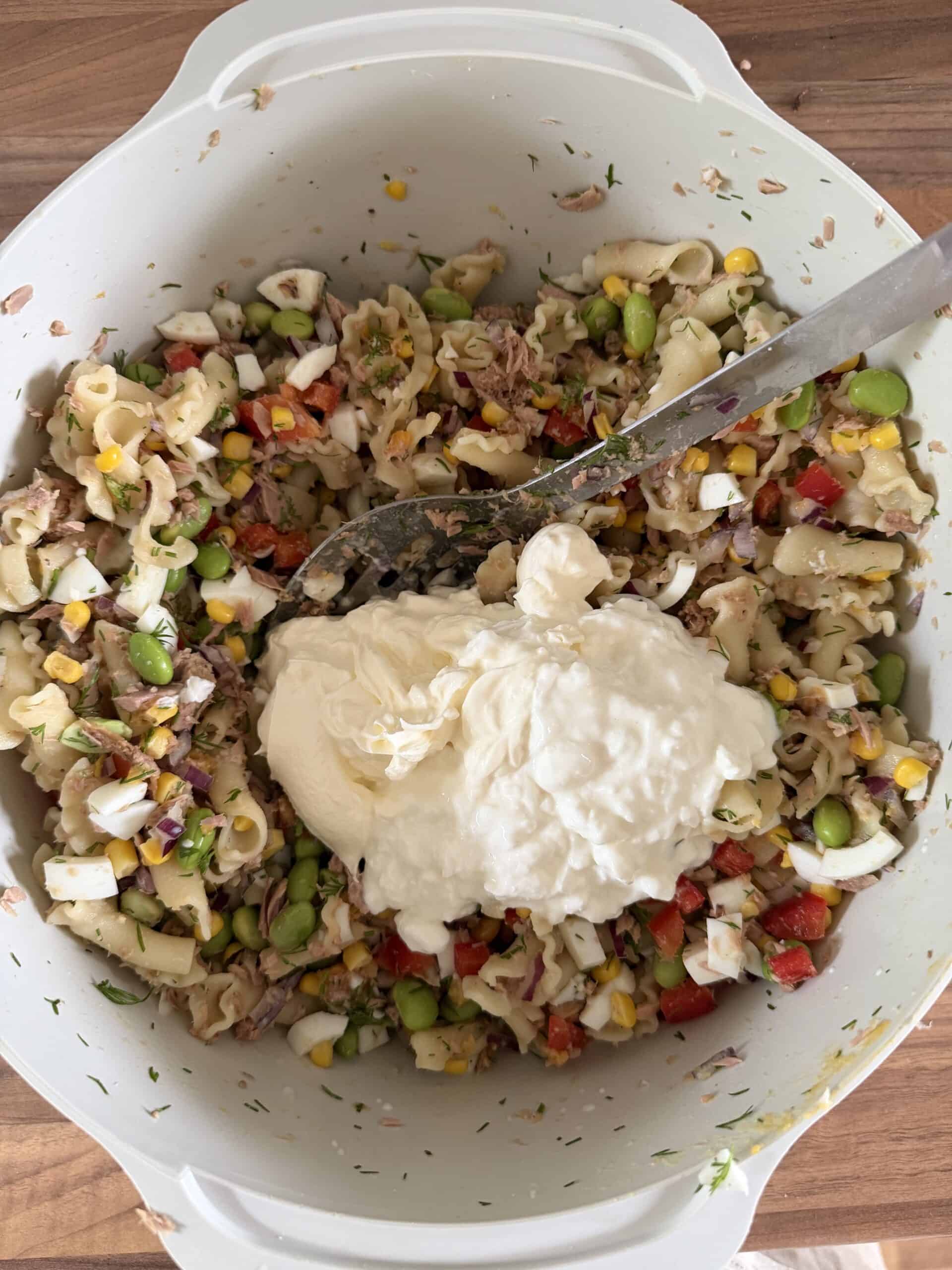 Mix everything together