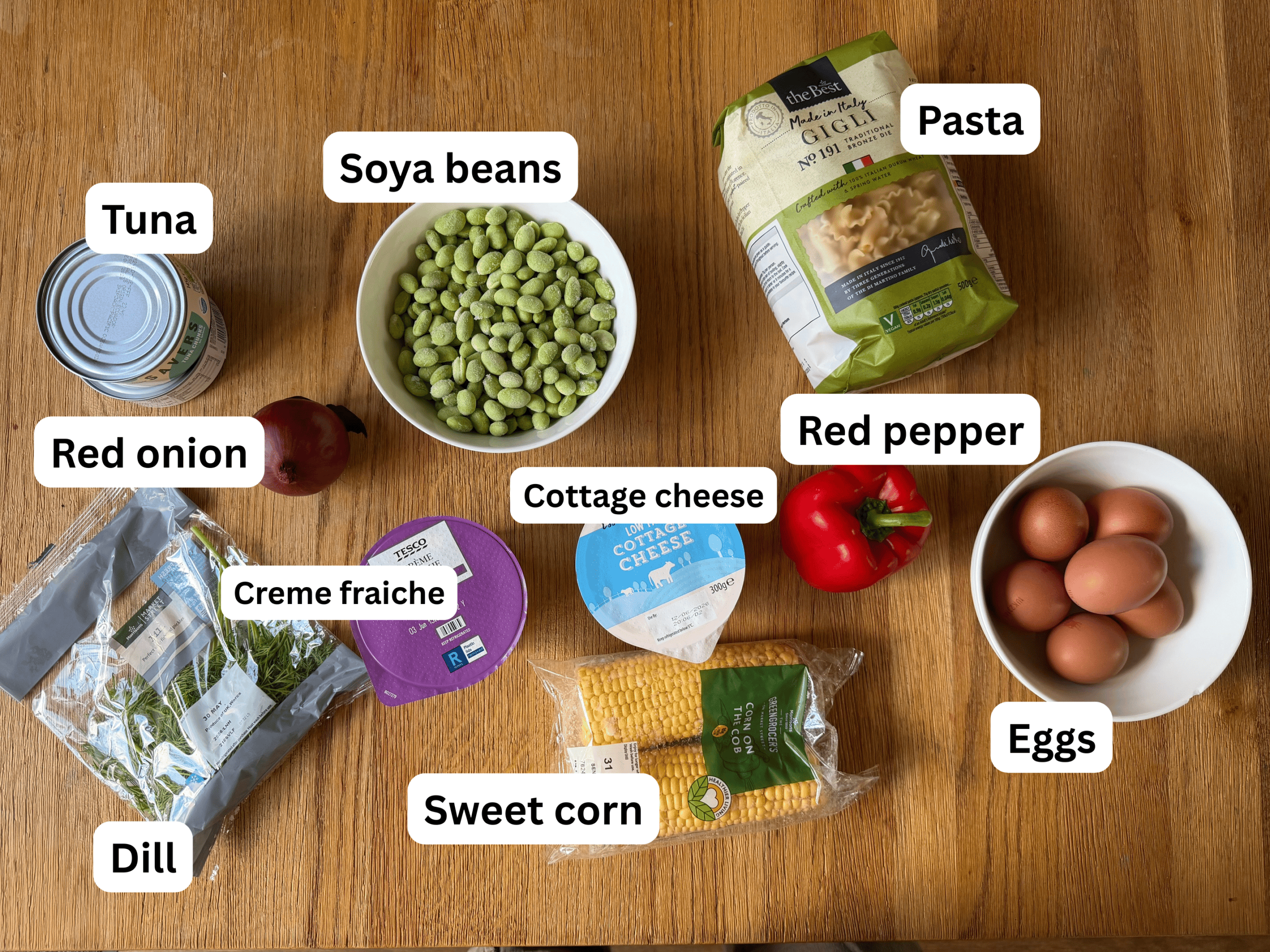 High protein tuna pasta salad ingredients