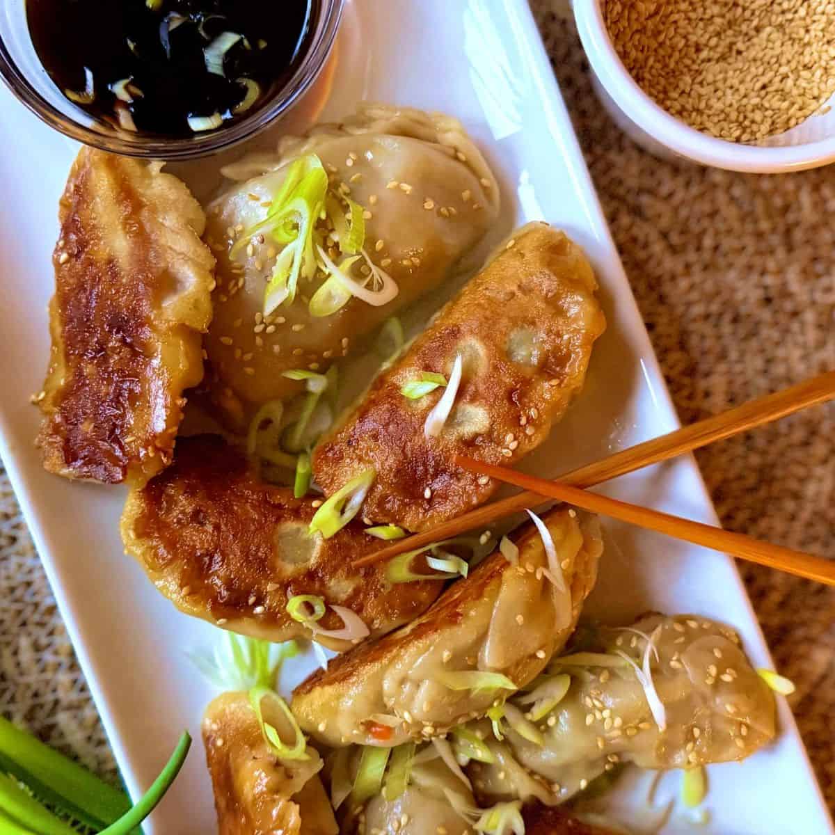 pork potstickers