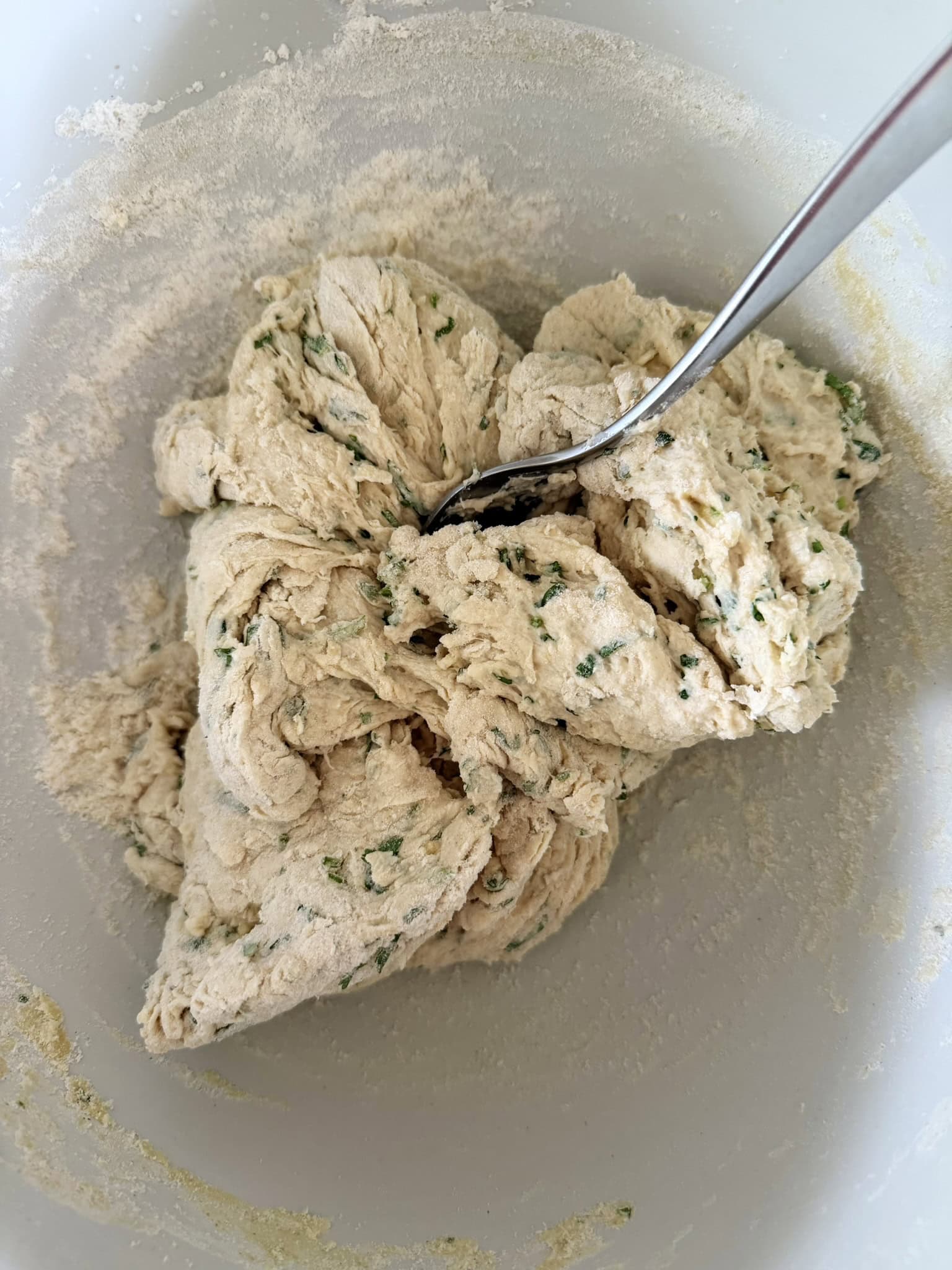 make a shaggy dough