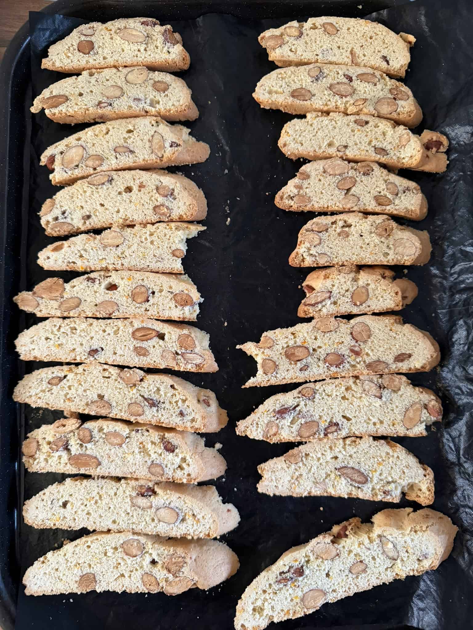baking biscotti