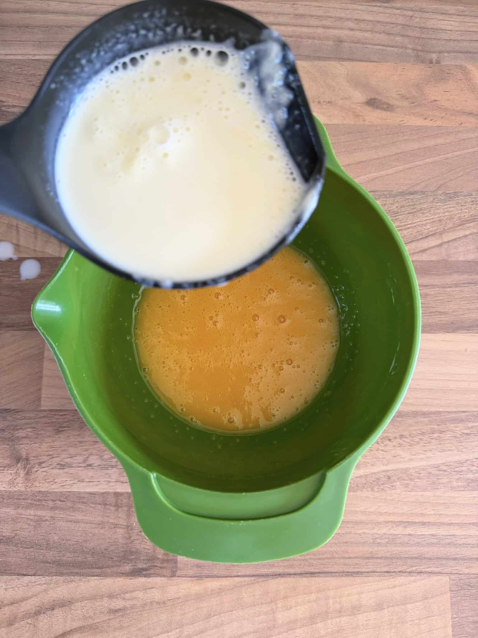 tempering eggs