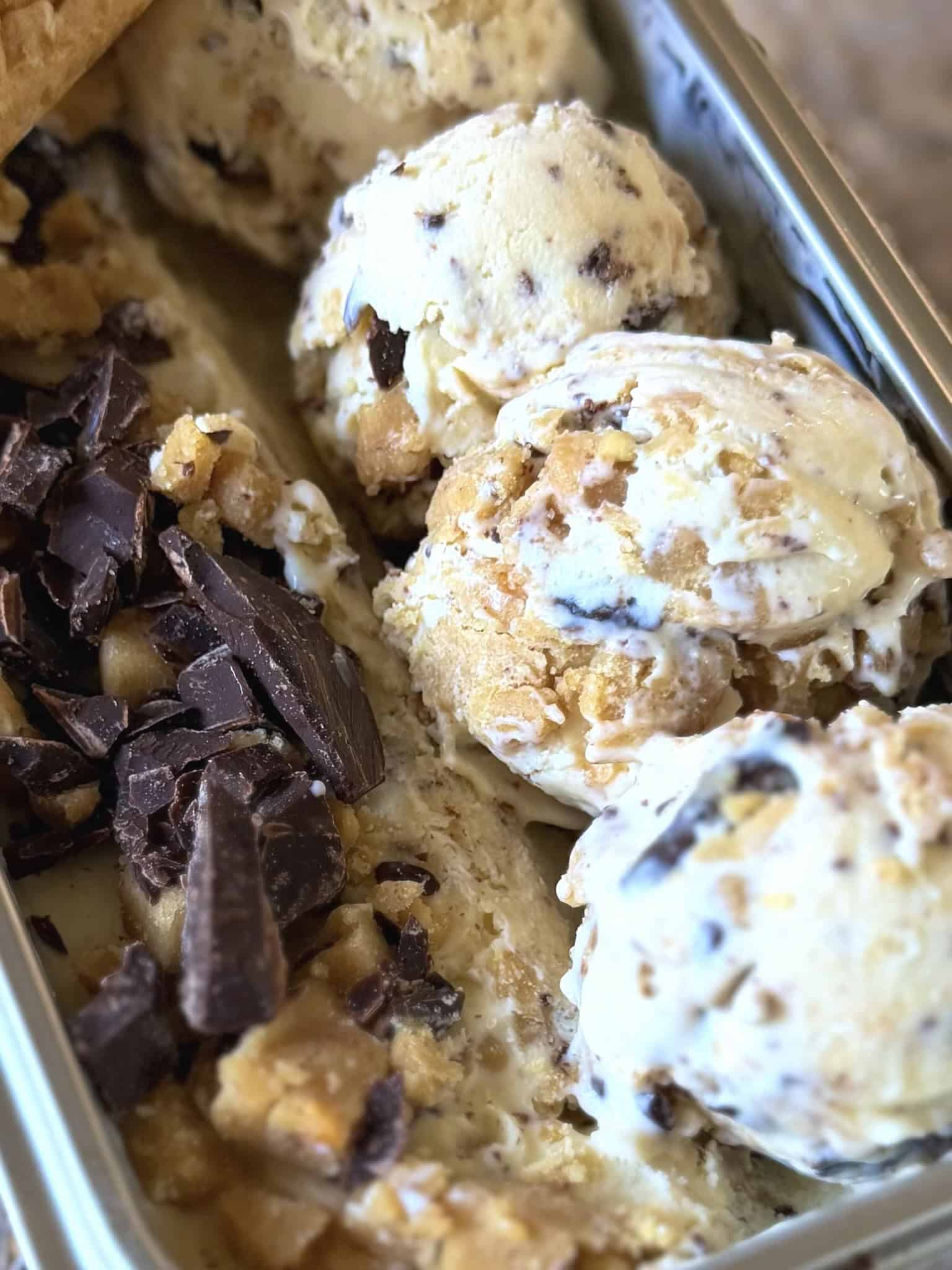 close up of ice cream