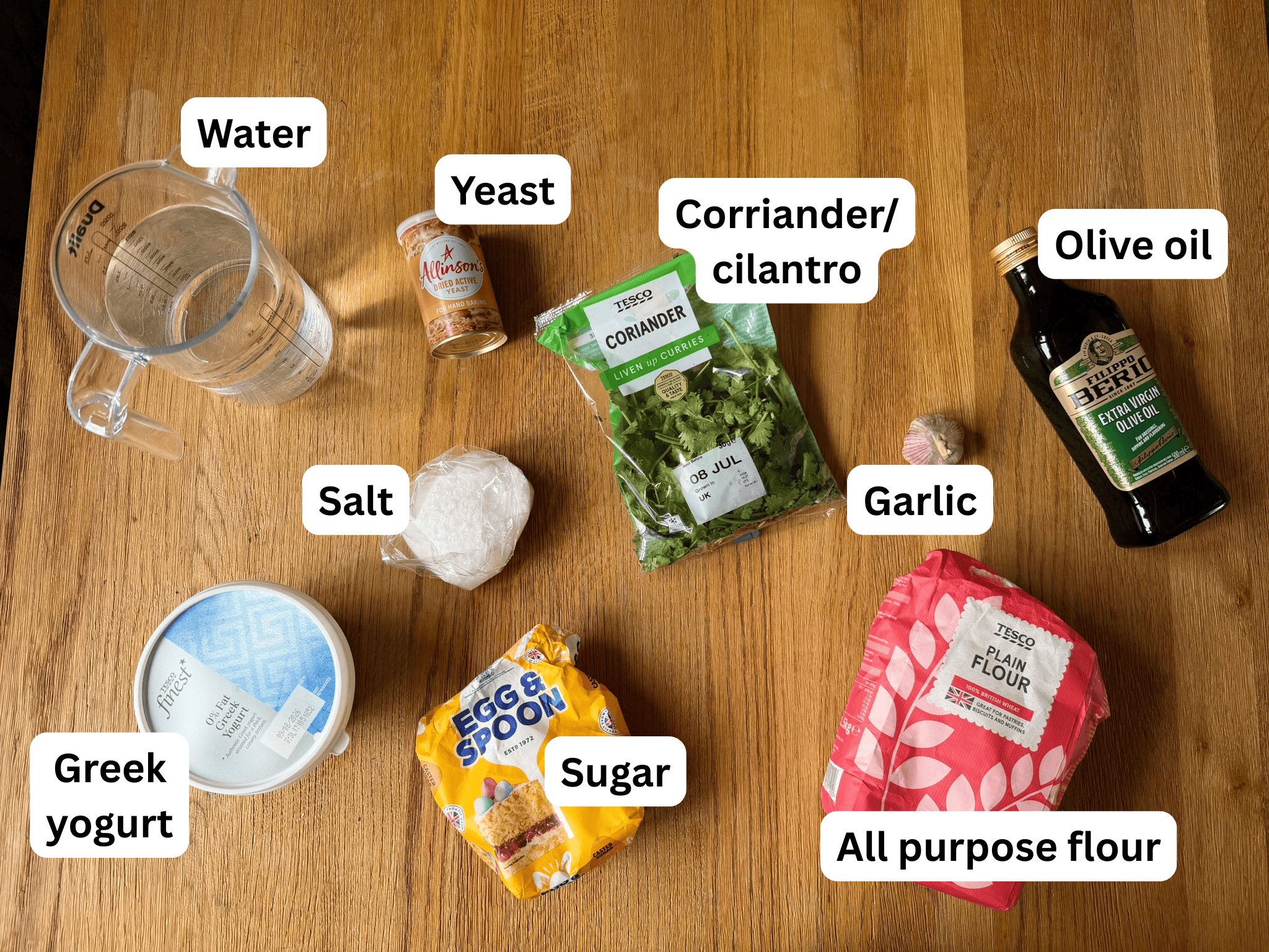 Flatbread ingredients