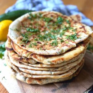 Pile of Turkish flatbreads