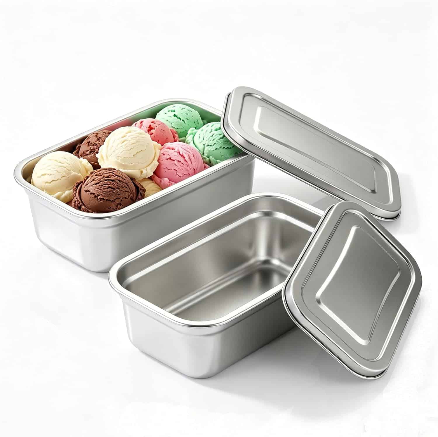 ice cream containers