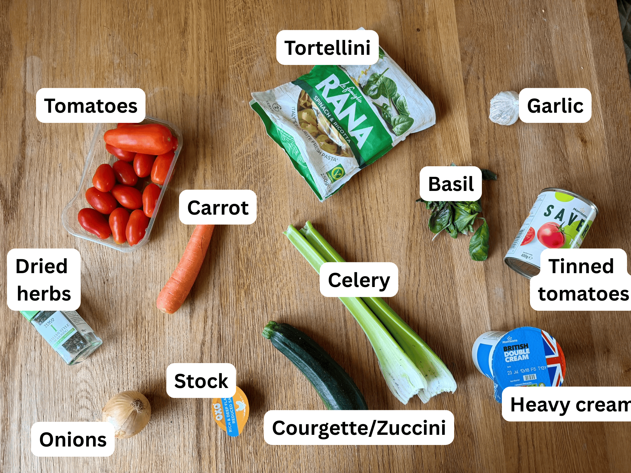 tortellini soup ingredients