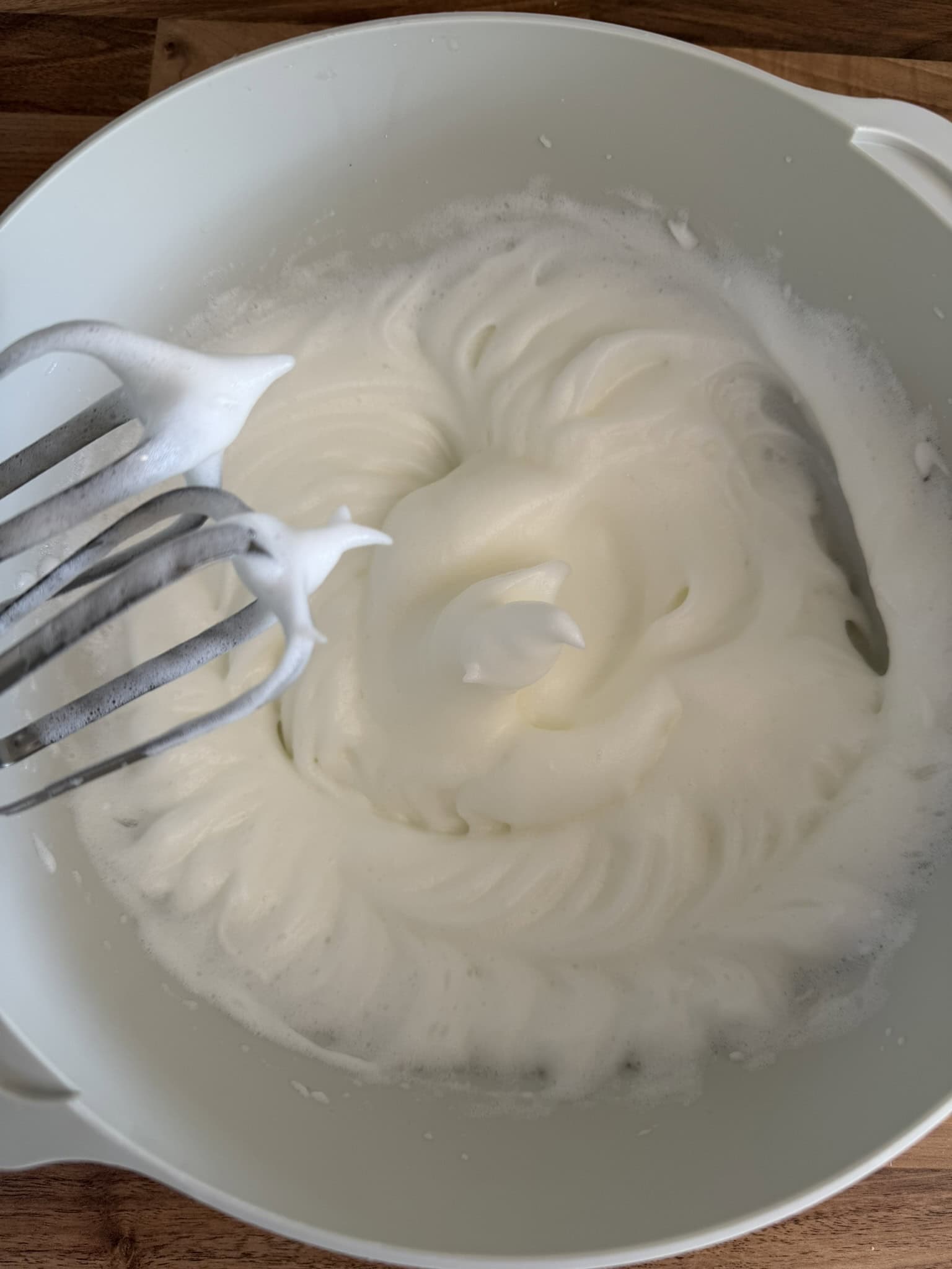 whisk egg whites
