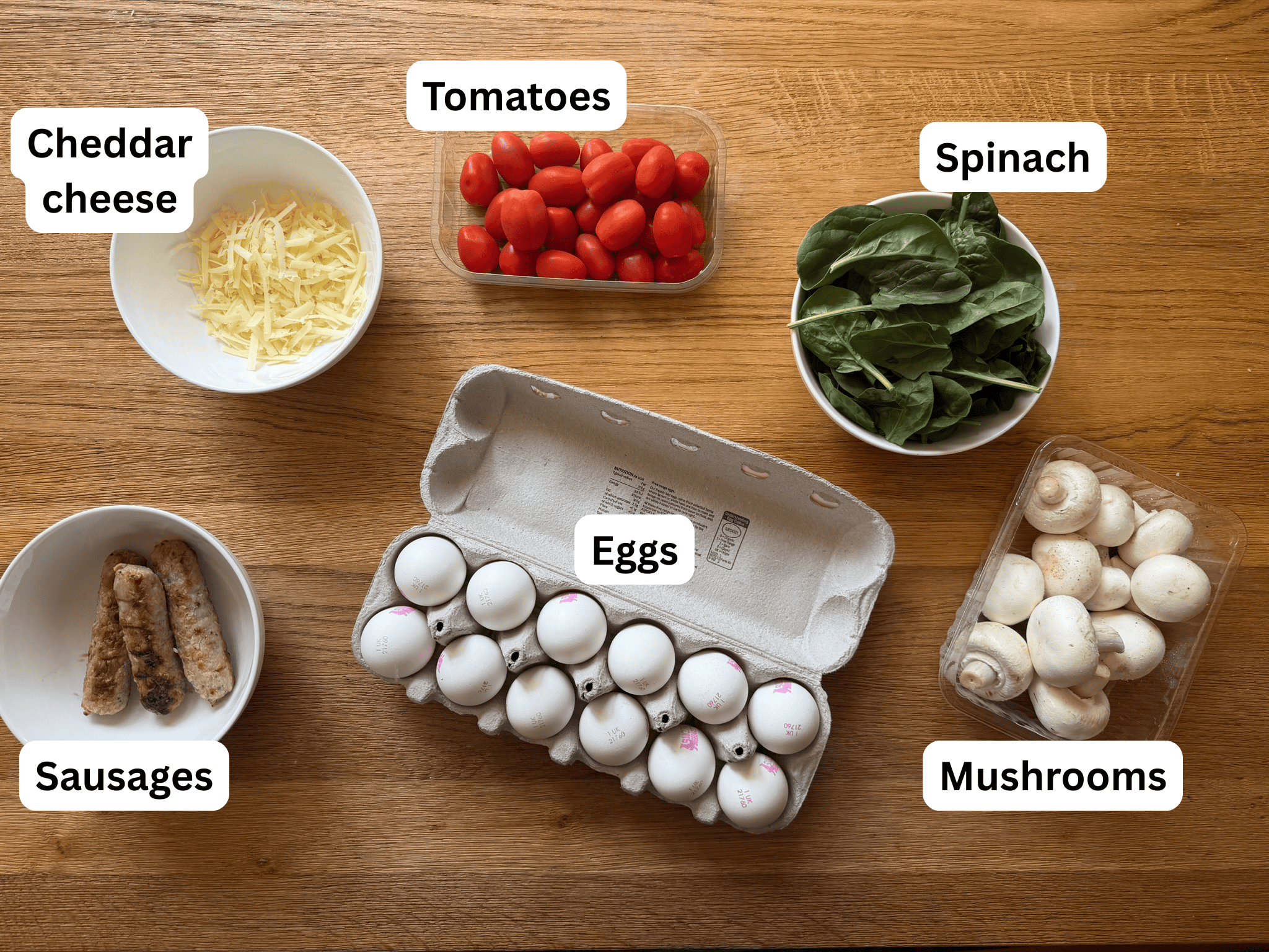 breakfast frittata ingredients