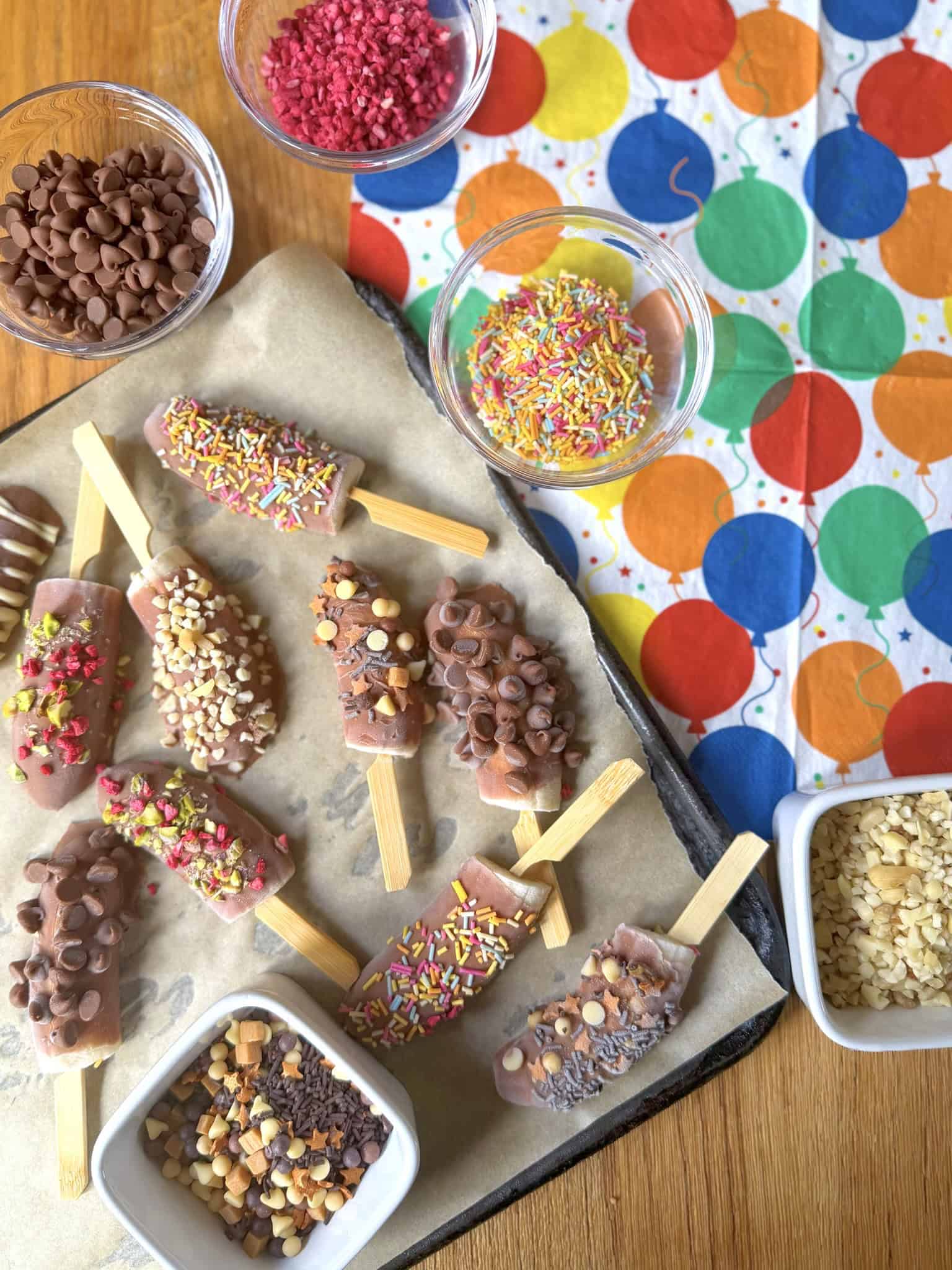 chocolate covered bananas