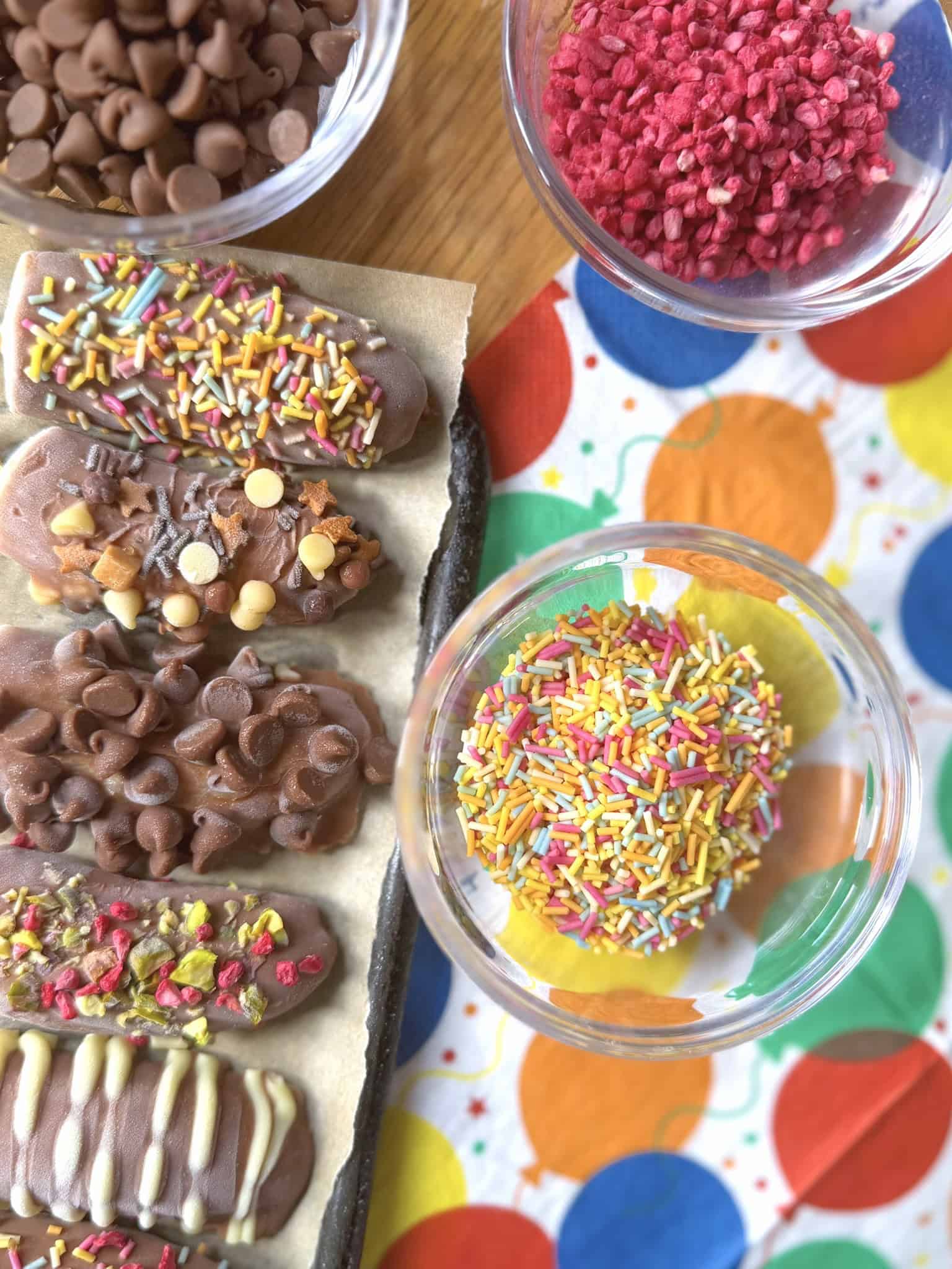 chocolate covered bananas