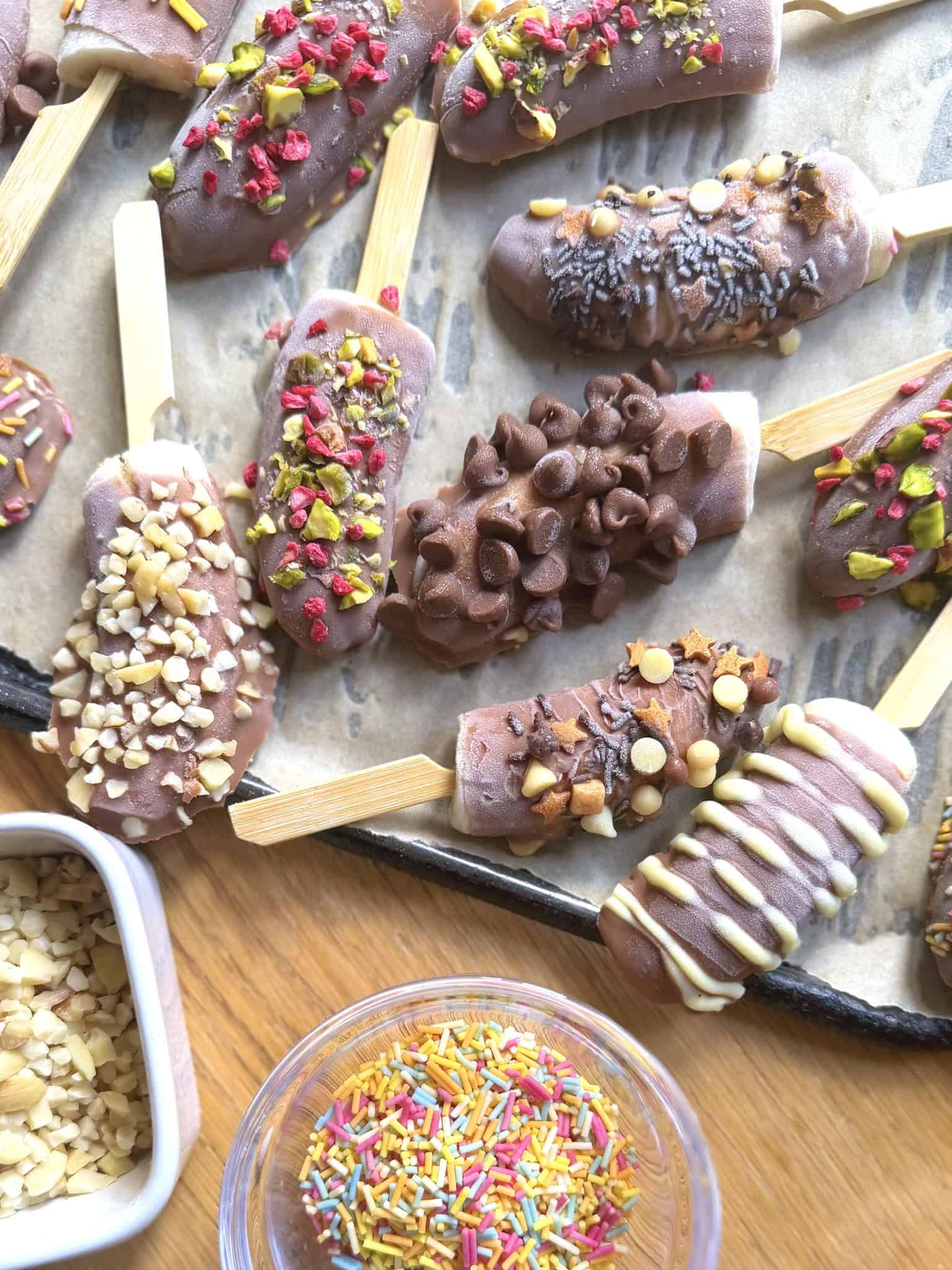 chocolate covered bananas