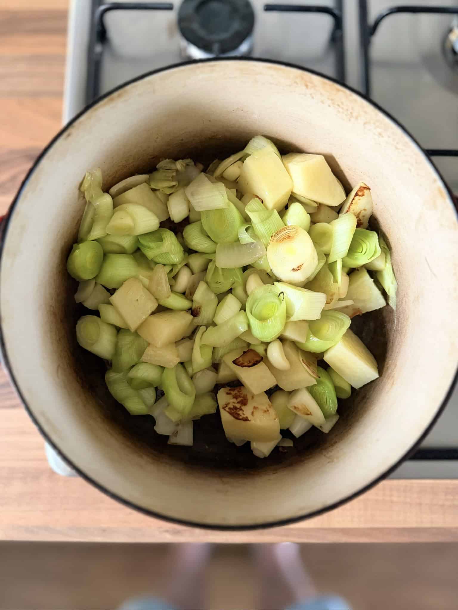 sautee vegetables