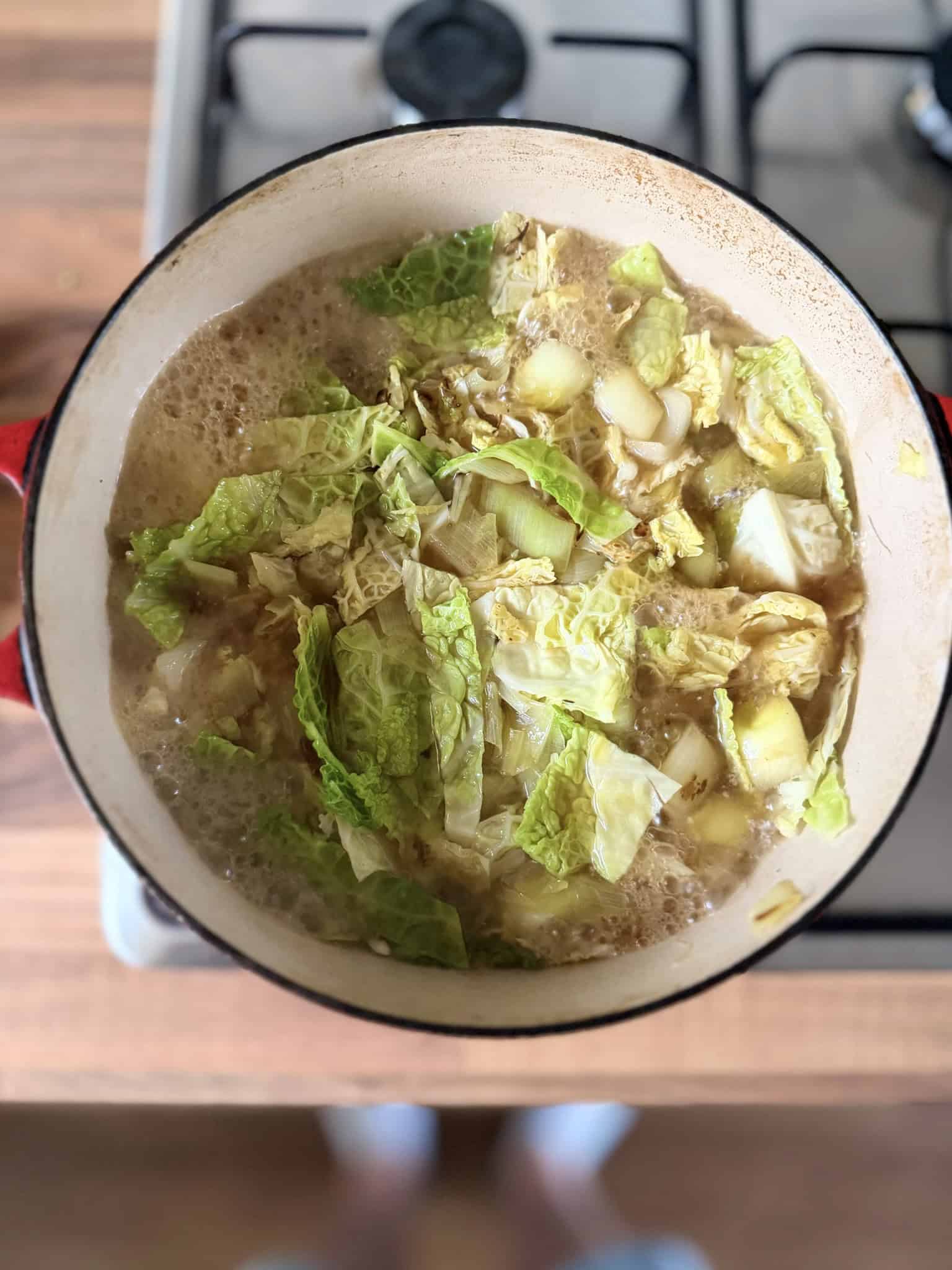 add water and boil